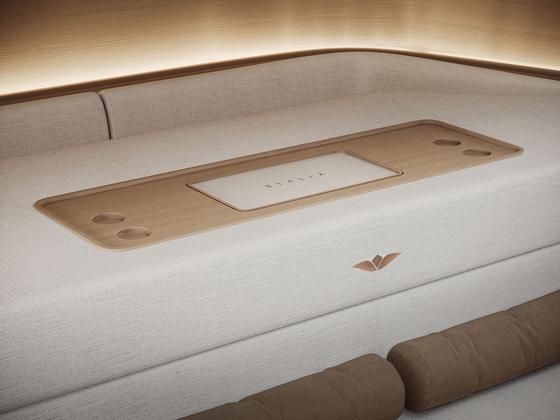 Sialia 59 Sport elektromos hajó asztal részlet